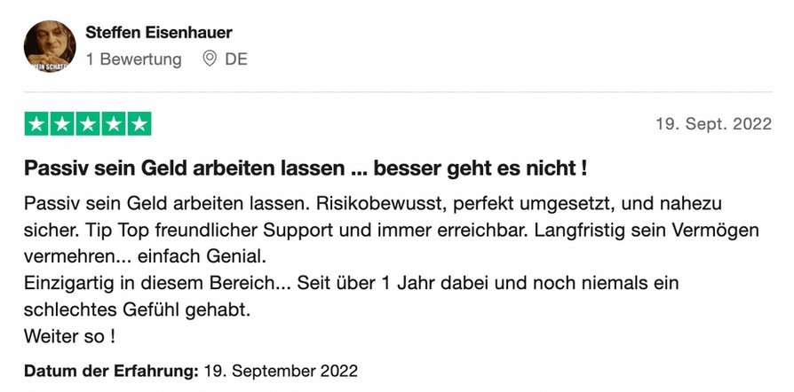 Feedback eines Mitglieds aus der Community