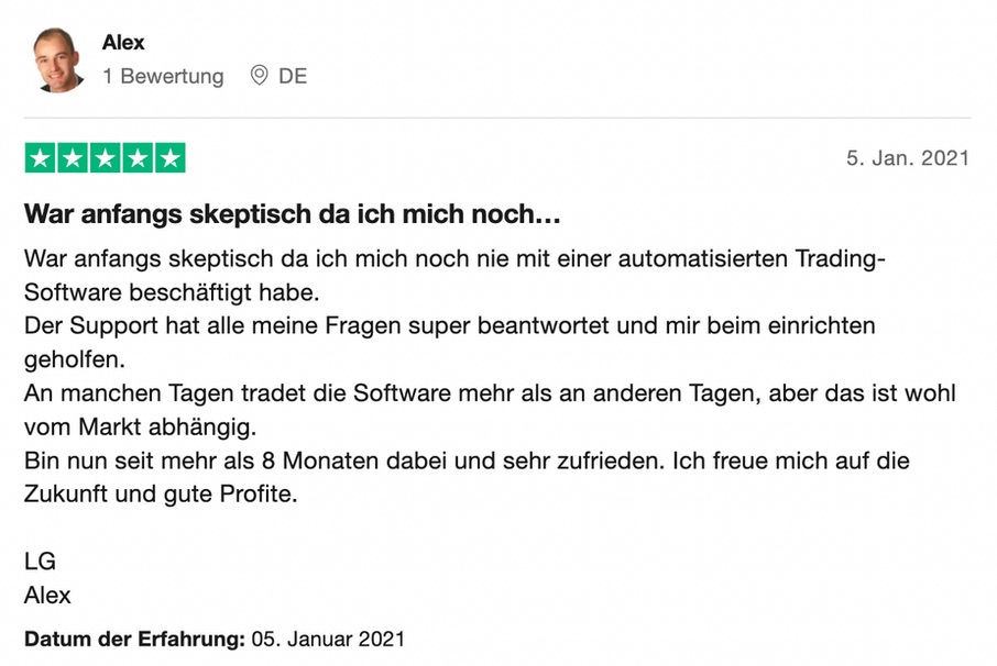 Feedback eines Mitglieds aus der Community
